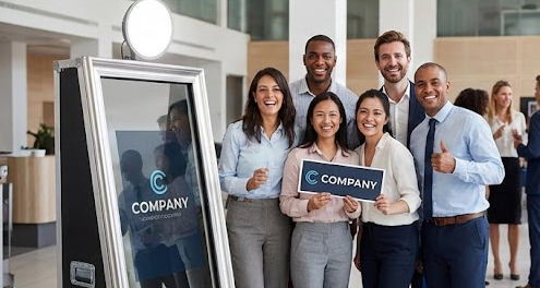 Firmenfeier Teamfoto