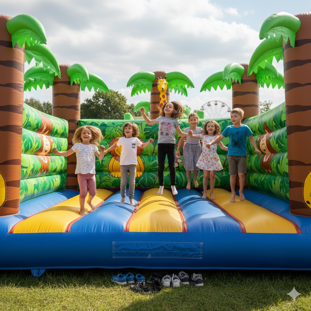 Hüpfburg Sommerfest